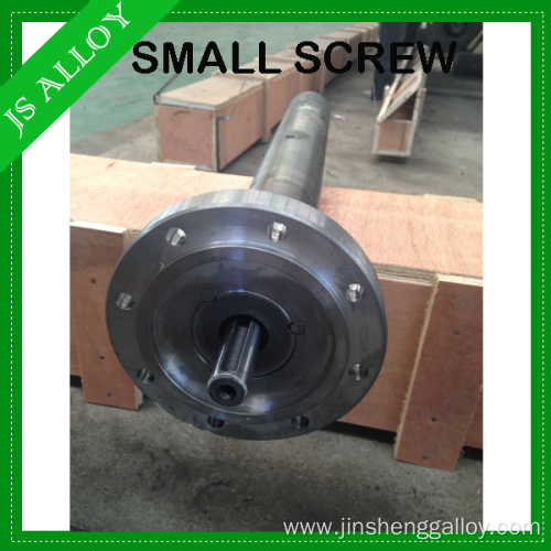 Small feeder screw barrel for injection or extruder machine